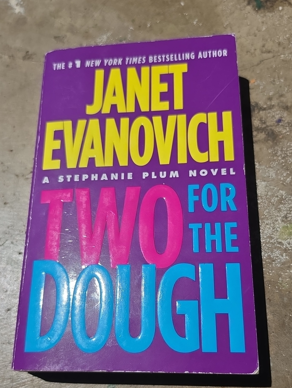 Paperbacks Janet Evanovich Two for the Dough - Purple, Yellow, Pink, Blue